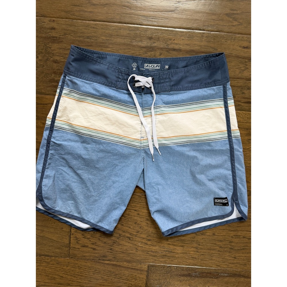 Ezekiel Men's Striped‎ Board Shorts Size 32 Resortwear